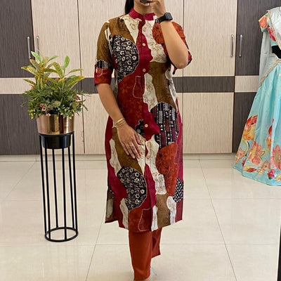Summer Sunshine   Co-Ord Set with Closed Collar & Pocket