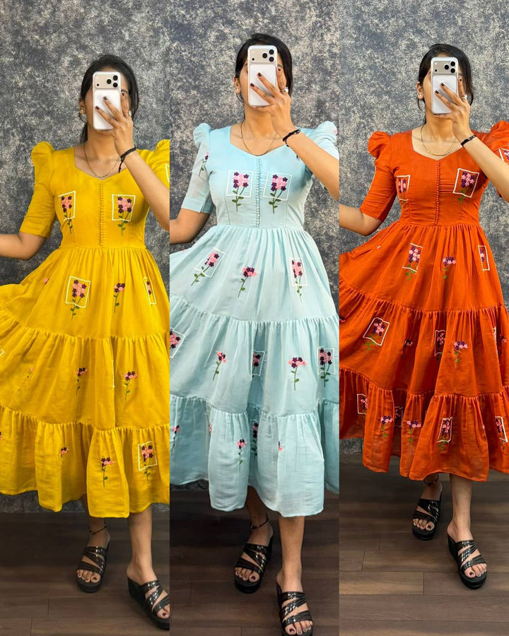 SUMMER SEASON SOUTH MAL COTTON MAXI GOWN