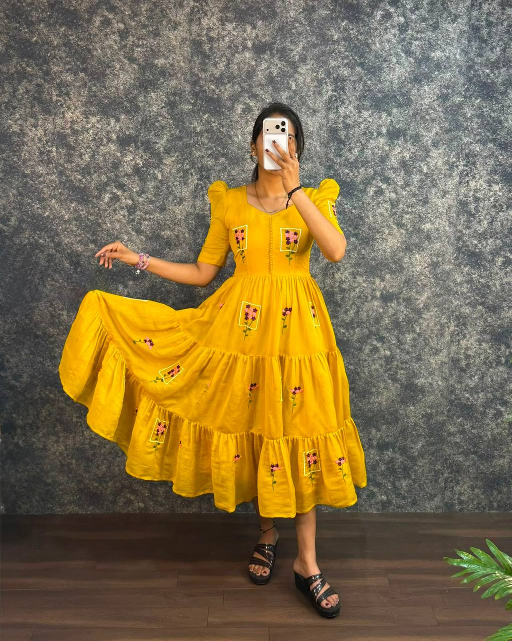 SUMMER SEASON SOUTH MAL COTTON MAXI GOWN