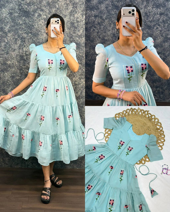 SUMMER SEASON SOUTH MAL COTTON MAXI GOWN