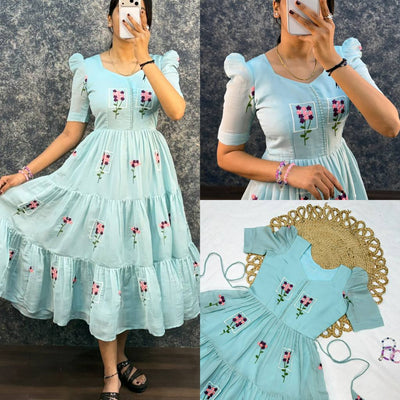 SUMMER SEASON SOUTH MAL COTTON MAXI GOWN