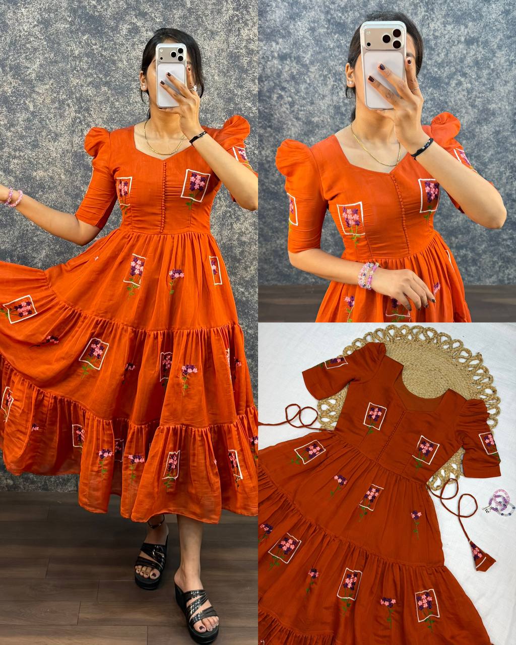 SUMMER SEASON SOUTH MAL COTTON MAXI GOWN