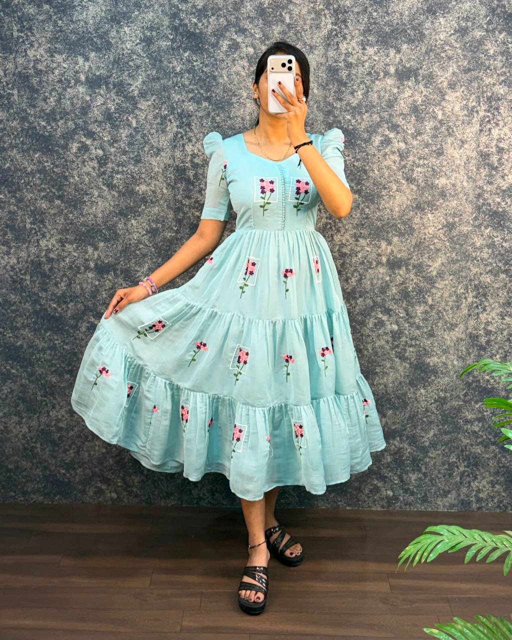 SUMMER SEASON SOUTH MAL COTTON MAXI GOWN