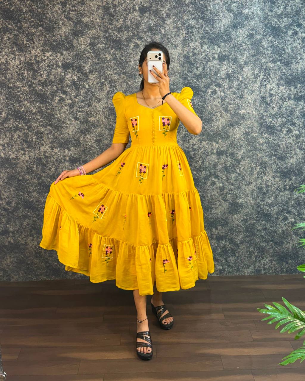SUMMER SEASON SOUTH MAL COTTON MAXI GOWN
