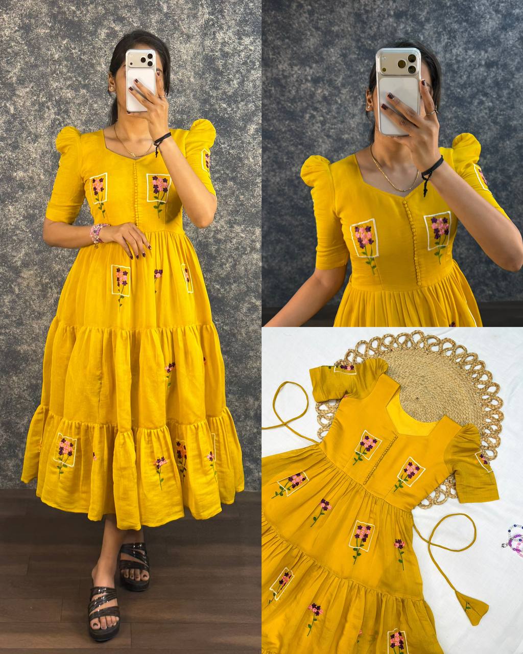 SUMMER SEASON SOUTH MAL COTTON MAXI GOWN