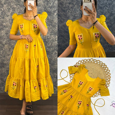 SUMMER SEASON SOUTH MAL COTTON MAXI GOWN
