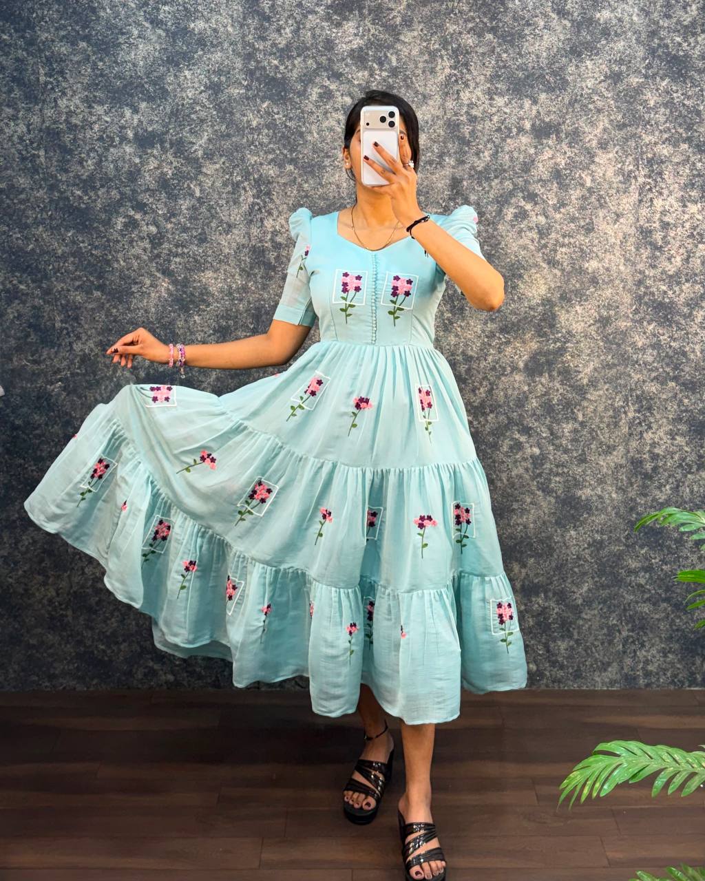 SUMMER SEASON SOUTH MAL COTTON MAXI GOWN