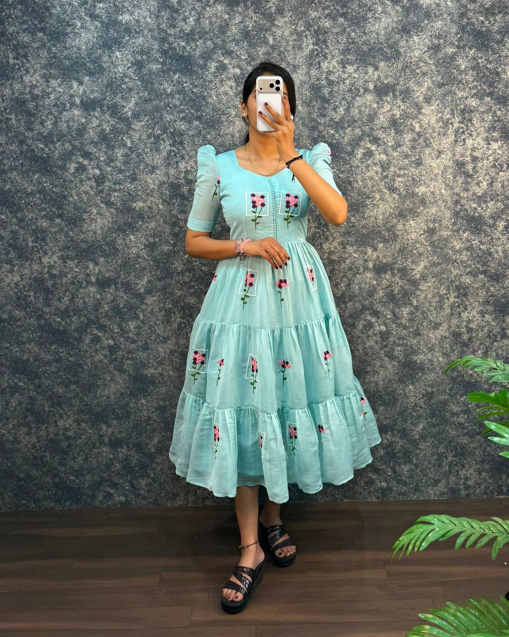 SUMMER SEASON SOUTH MAL COTTON MAXI GOWN