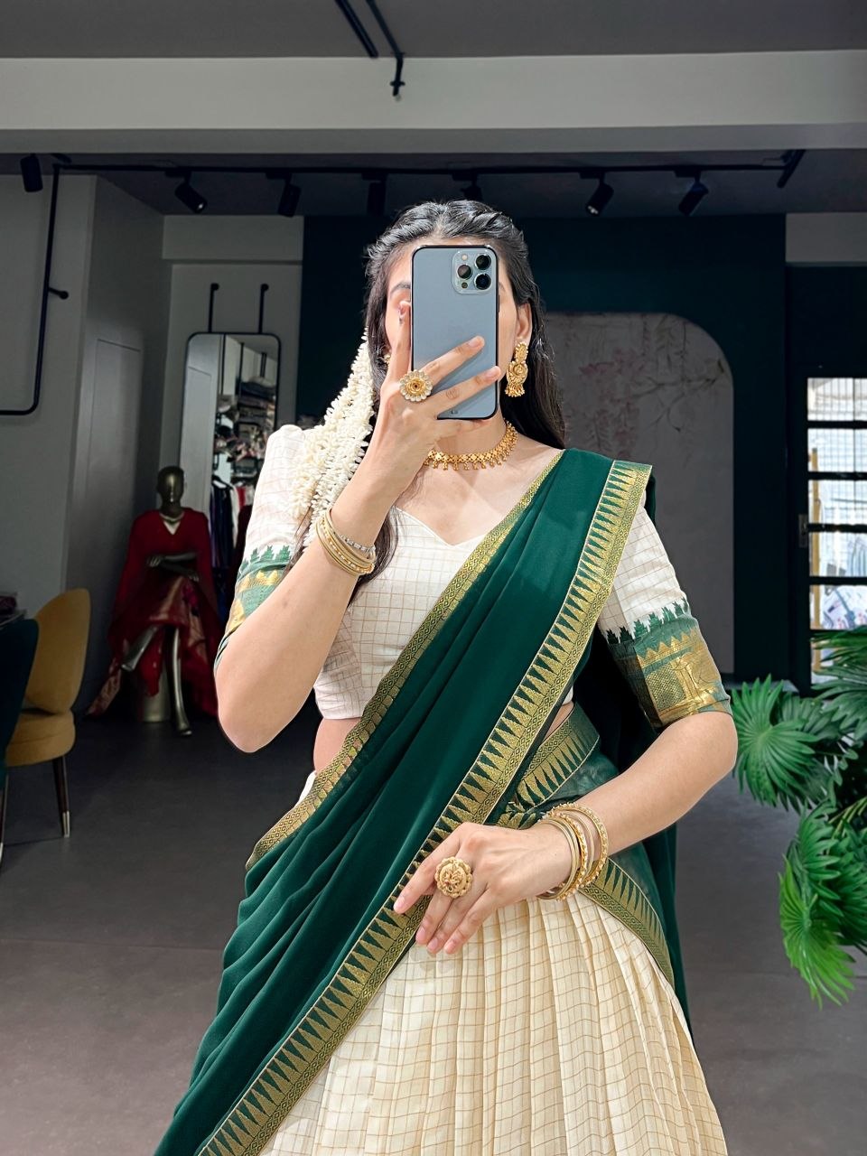 Elegant poly cotton lehengas crafted to bring comfort, grace, and festive charm to your special occasions