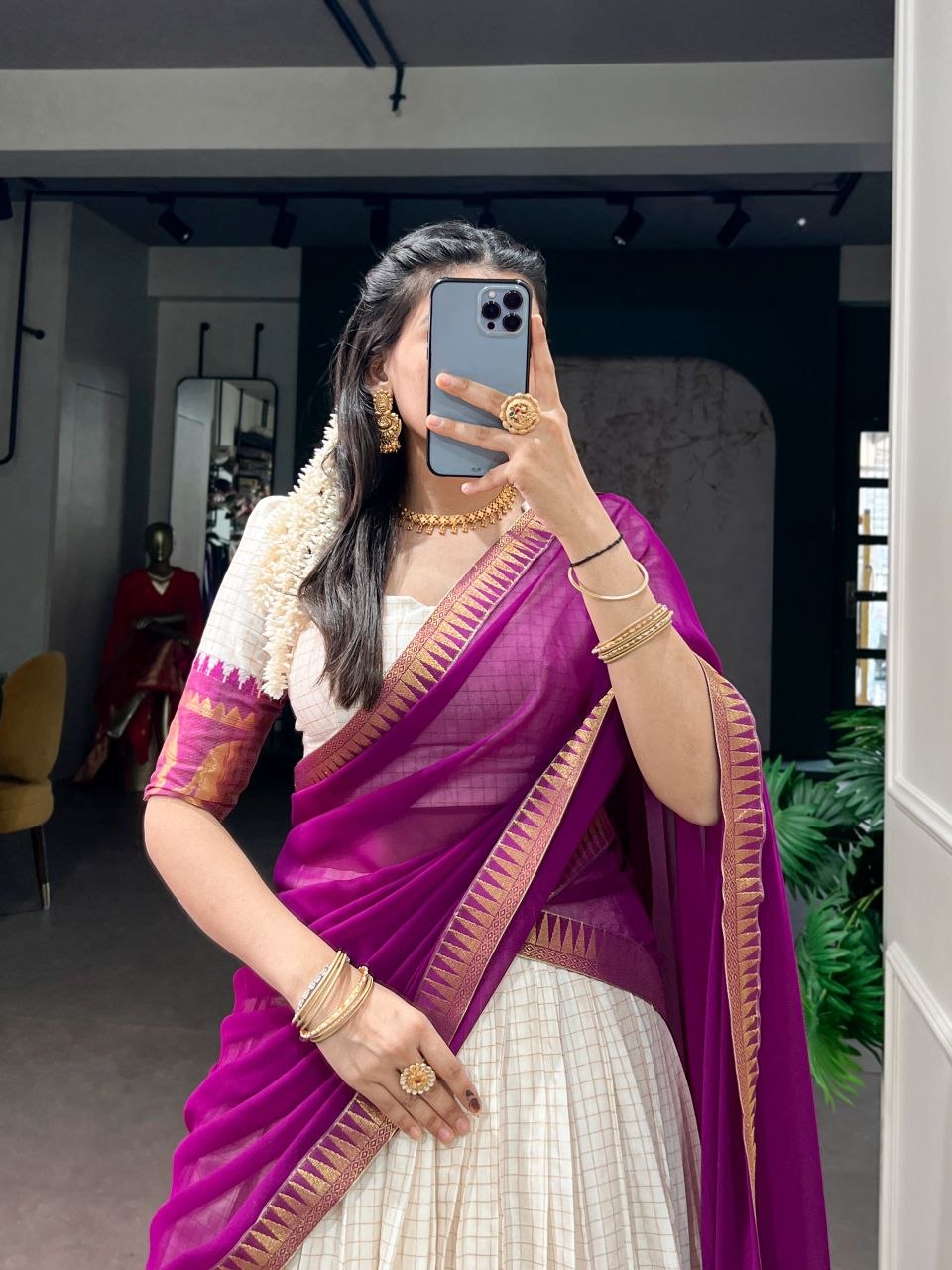 Elegant poly cotton lehengas crafted to bring comfort, grace, and festive charm to your special occasions