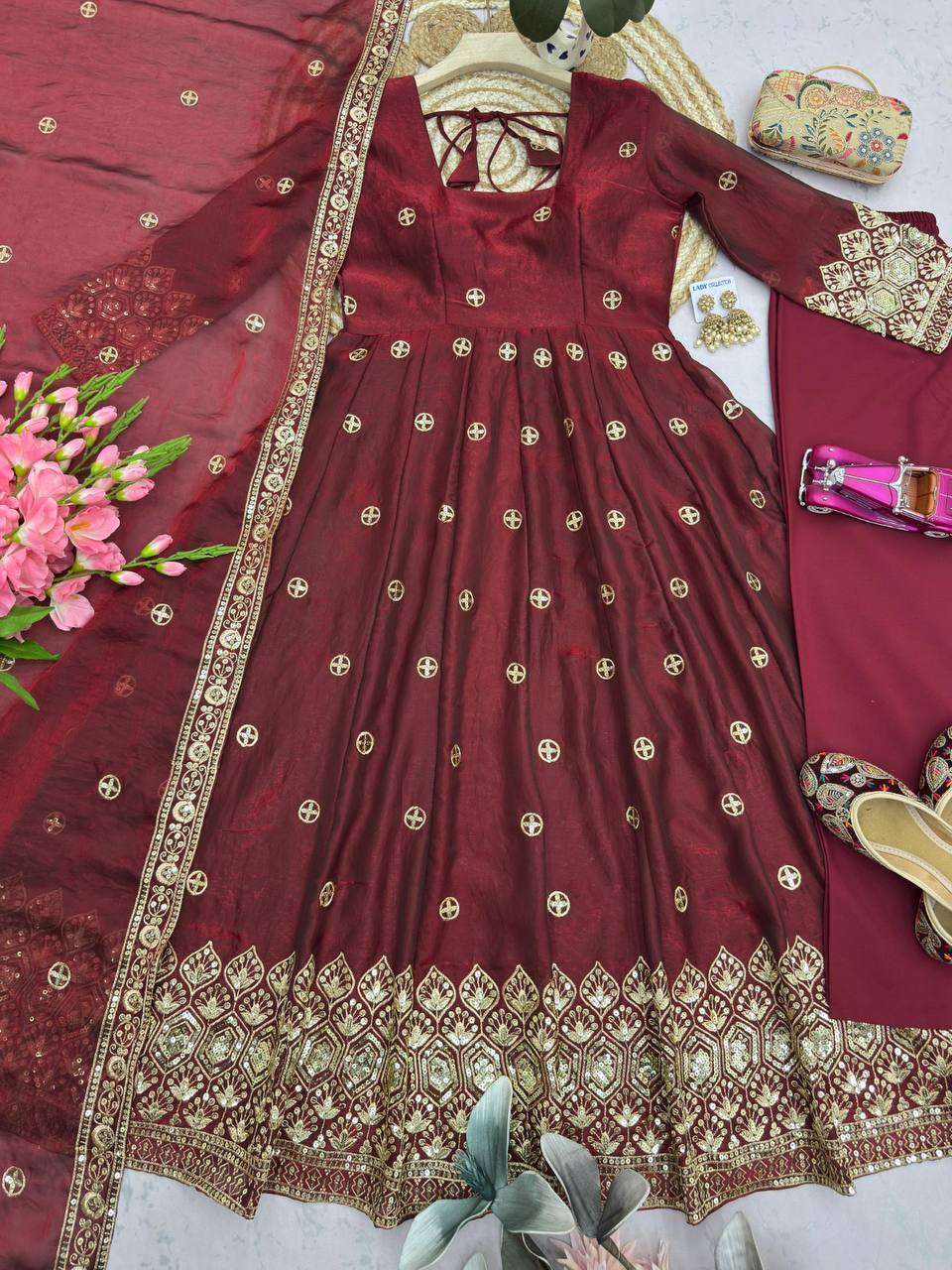 Designer Party Wear Look Gown Collection