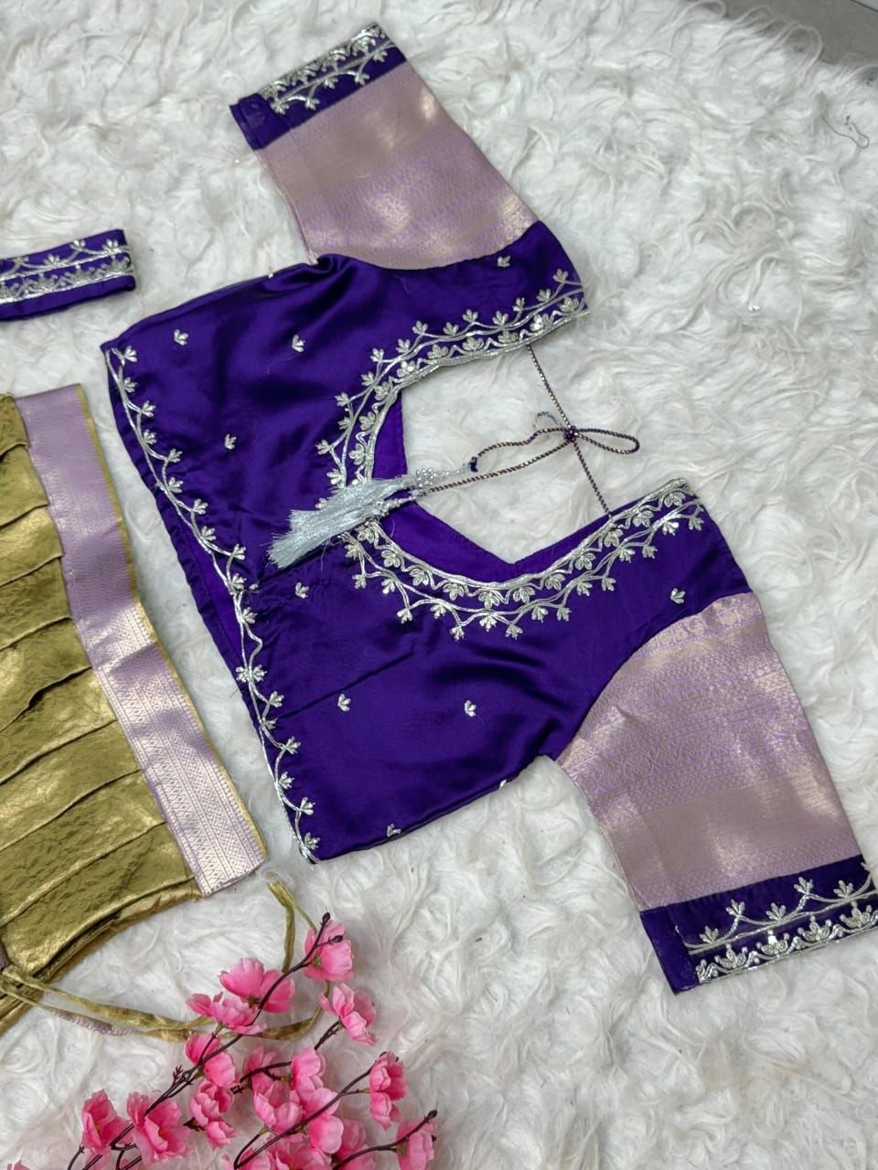 Premium Quality Pure Kanjivaram Silk Half Sarees