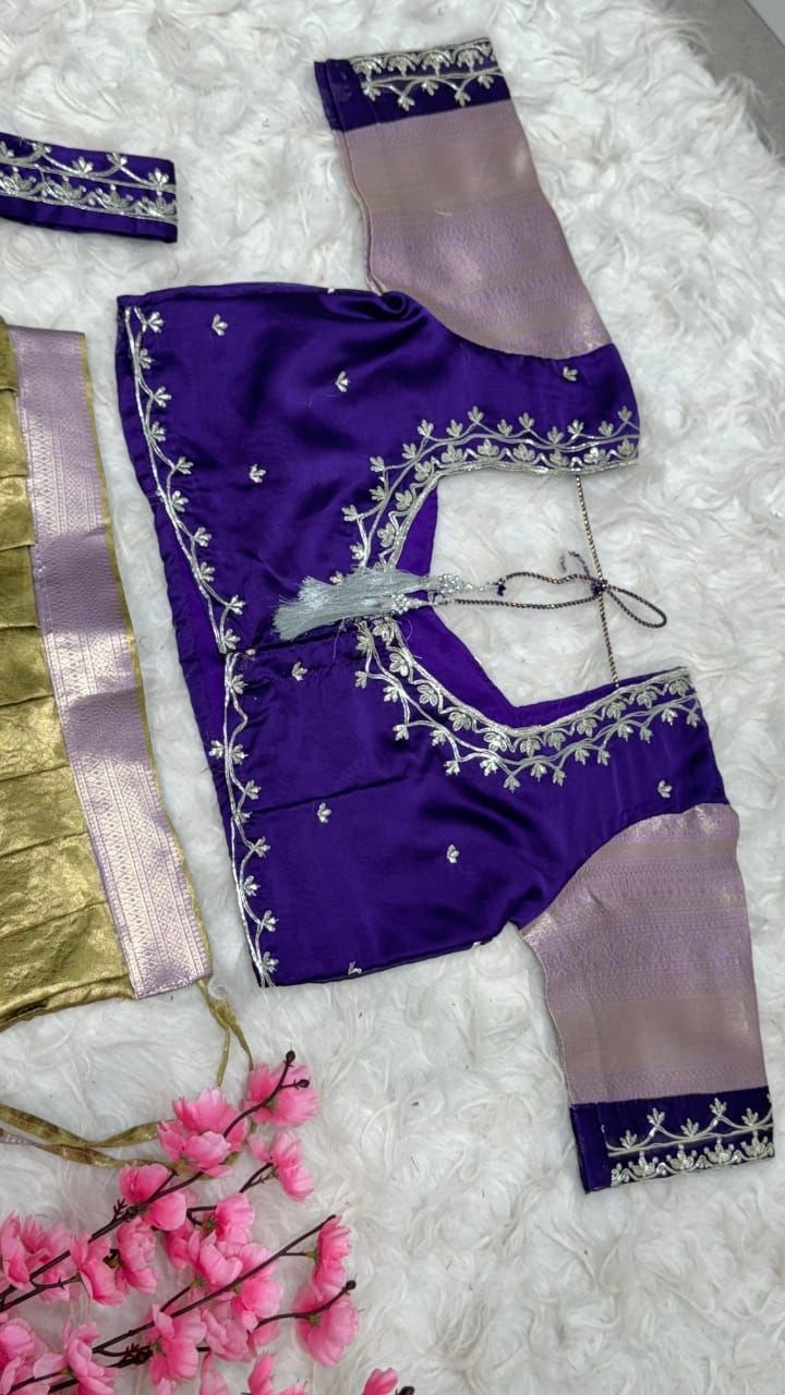 Premium Quality Pure Kanjivaram Silk Half Sarees