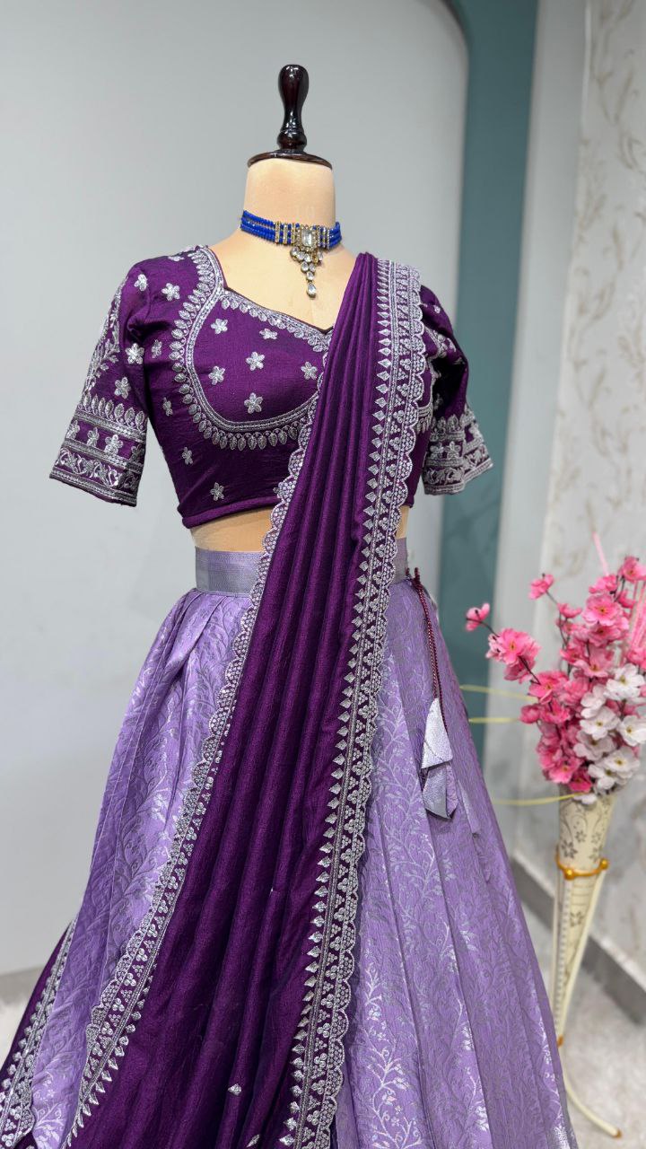 Premium Quality Pure Kanjivaram Silk Half Saree
