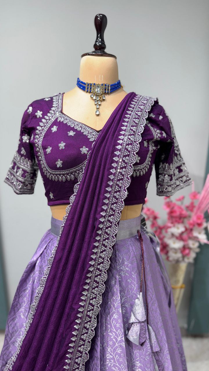 Premium Quality Pure Kanjivaram Silk Half Saree