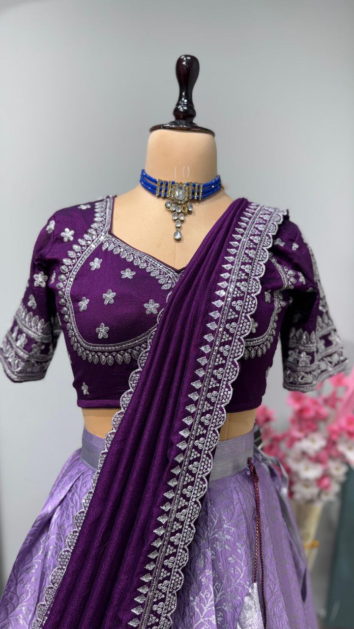 Premium Quality Pure Kanjivaram Silk Half Saree