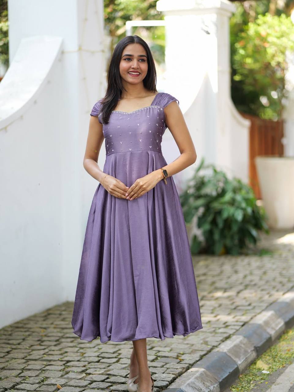 Festival Special Maggam Work Gown