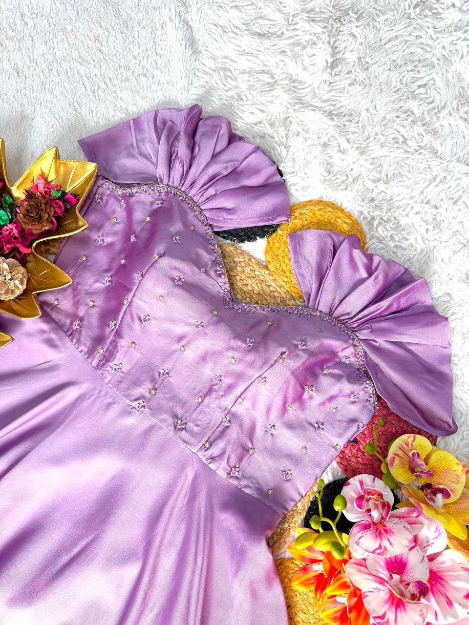 Festival Special Maggam Work Gown