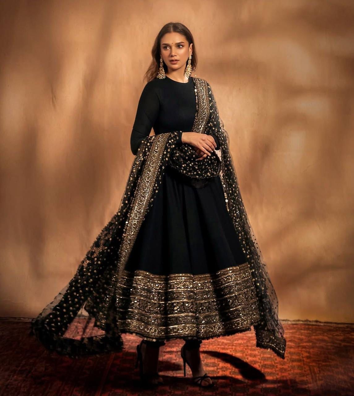 Heavy Embroidery Thread Work Gown Collection