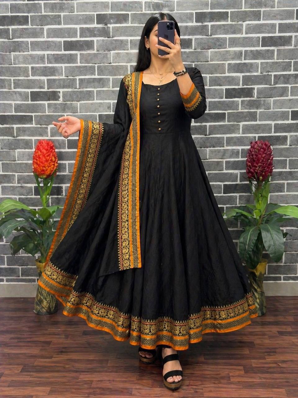 Anarkali Gown & Duppata
