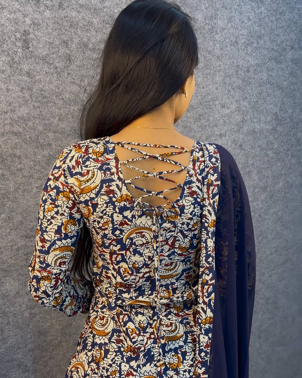 Pure Cotton Kalamkari Kurti Set