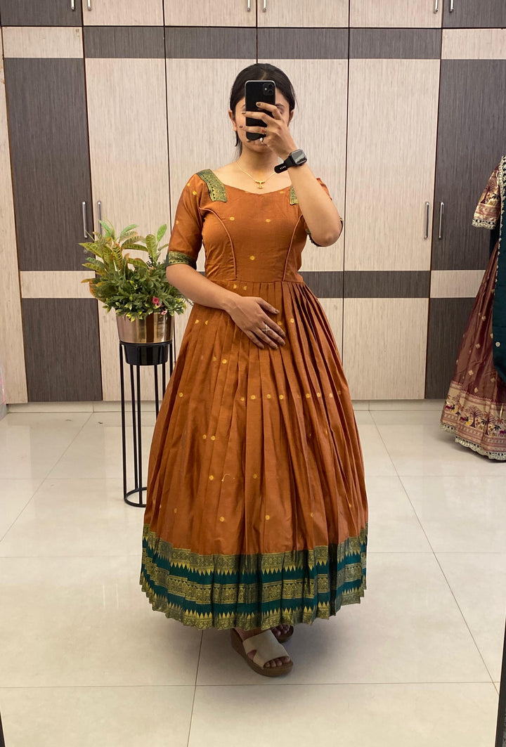 Super HIt Cotton Pleated Flare Dress Set