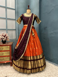 Janu half saree