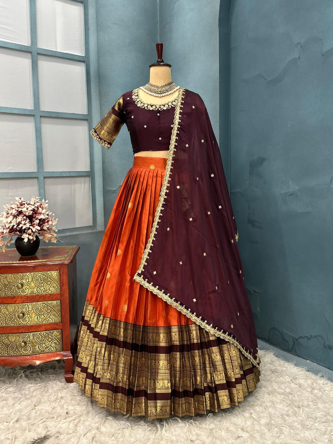 Janu half saree