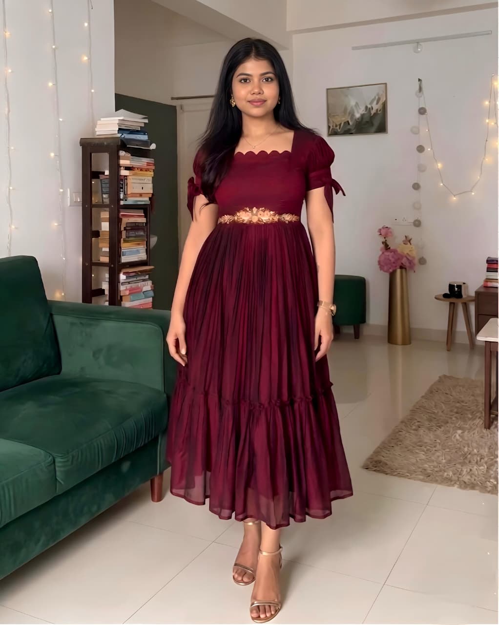 Hand Work Gown