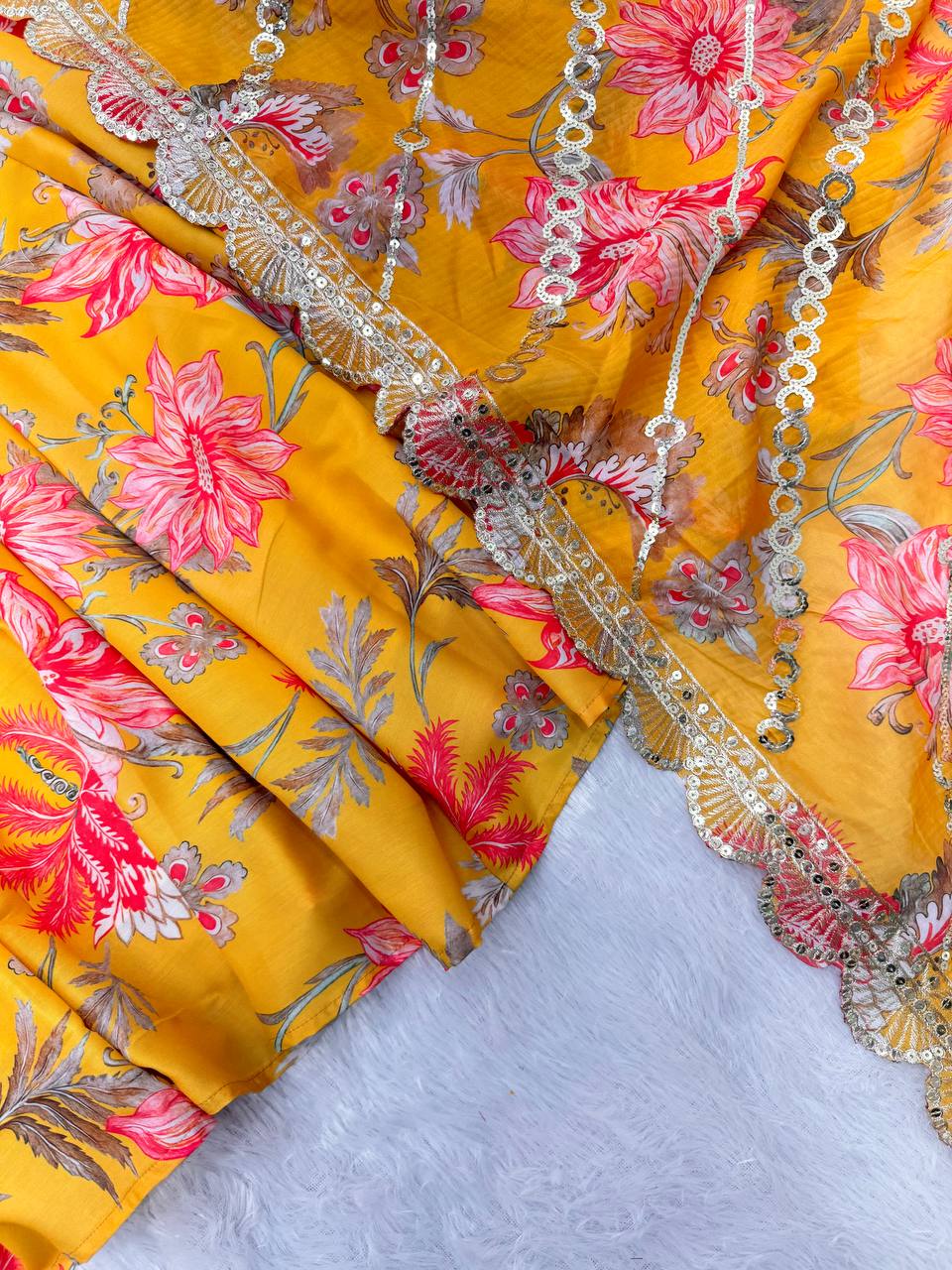 Gown Dupatta & pant