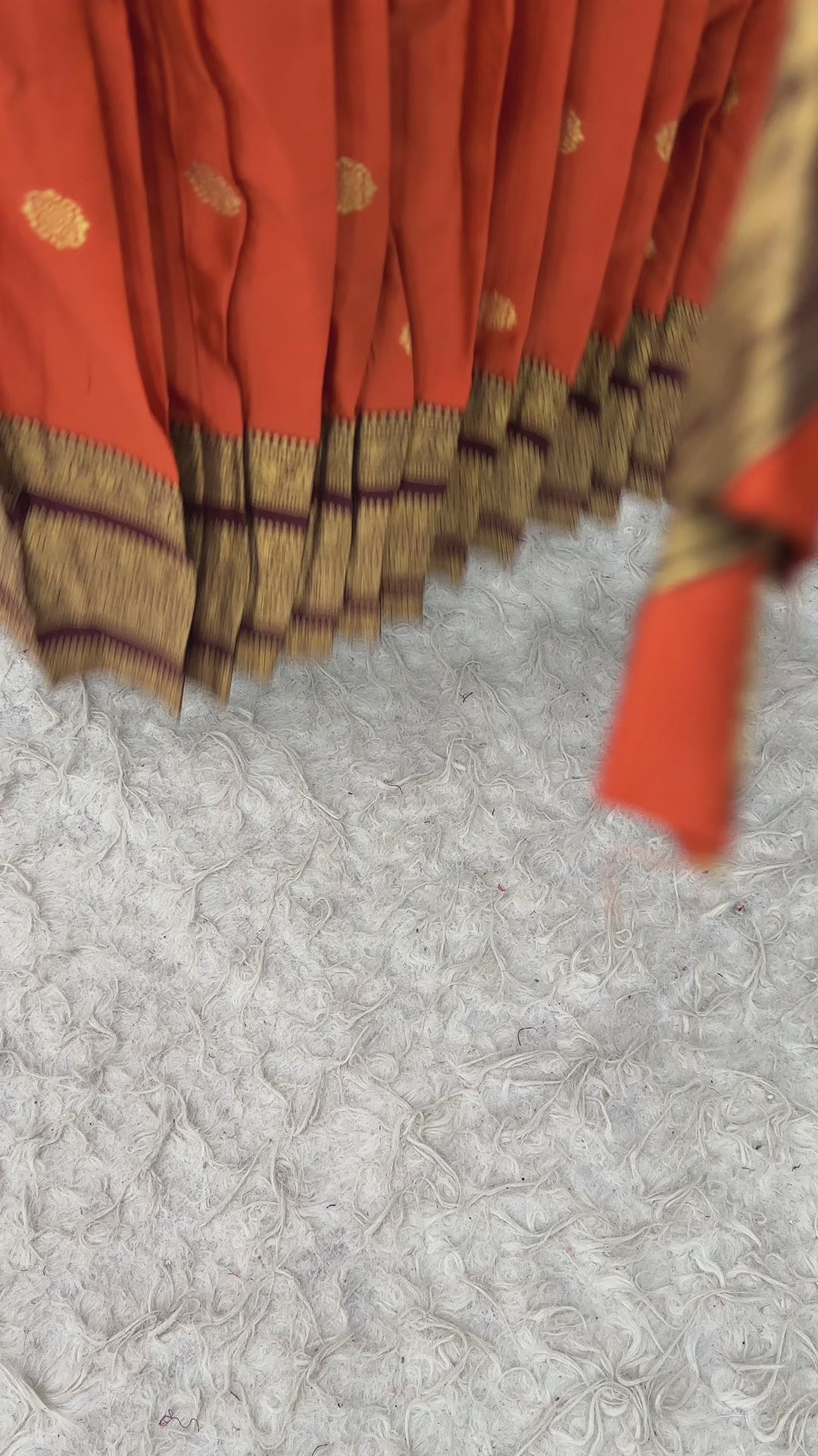 Premium Quality Pure Kanjivaram Silk Full Stiched Half Saree