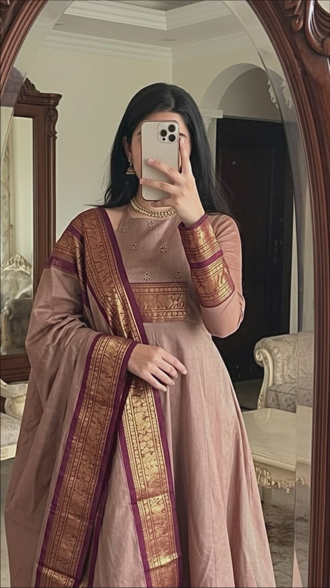 New Super Trendy Traditional Gown With Duppata