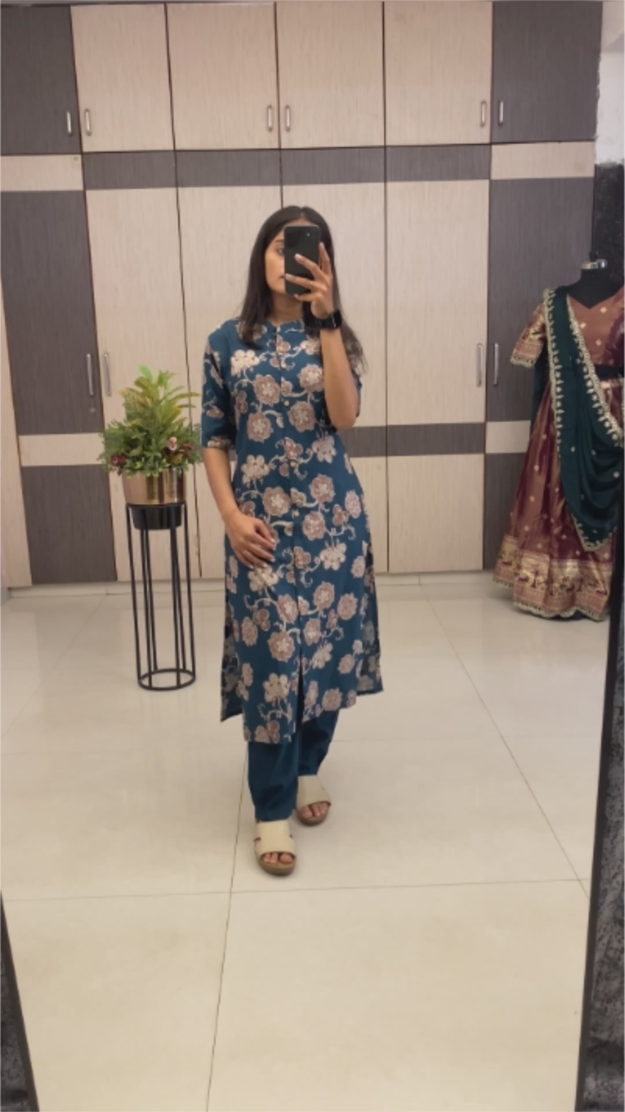 Daily Floral Co-Ord Set Cotton Fabric