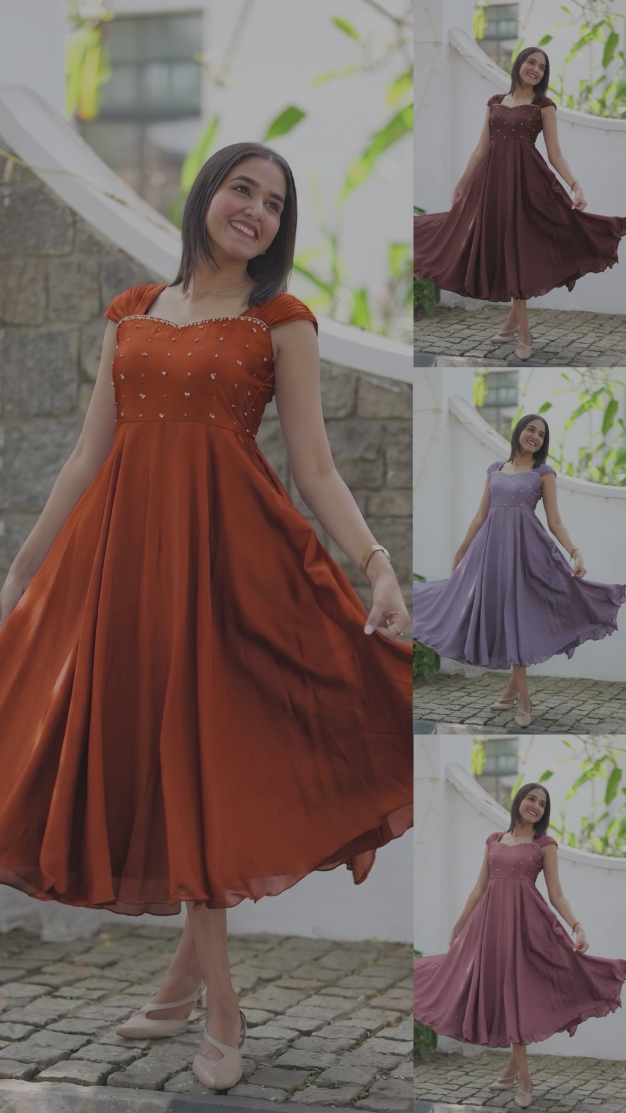 Festival Special Maggam Work Gown
