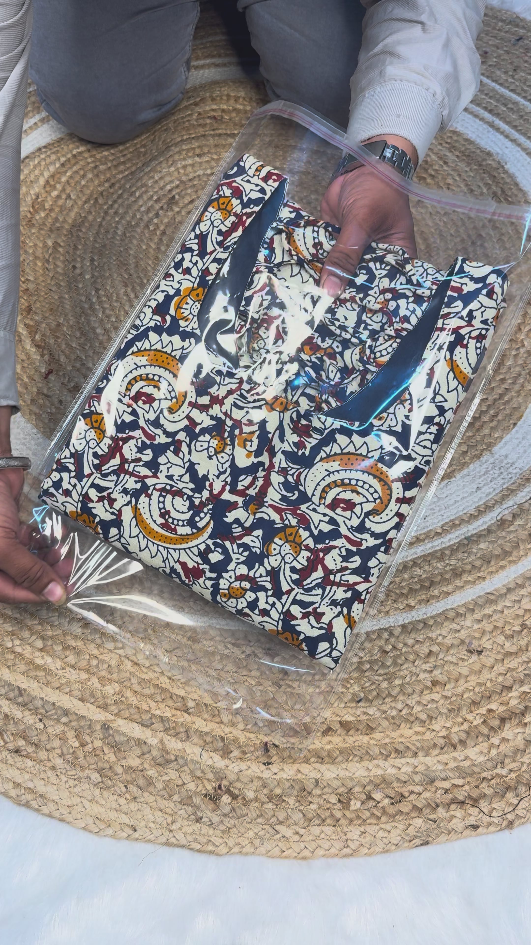 Pure Cotton Kalamkari Kurti Set