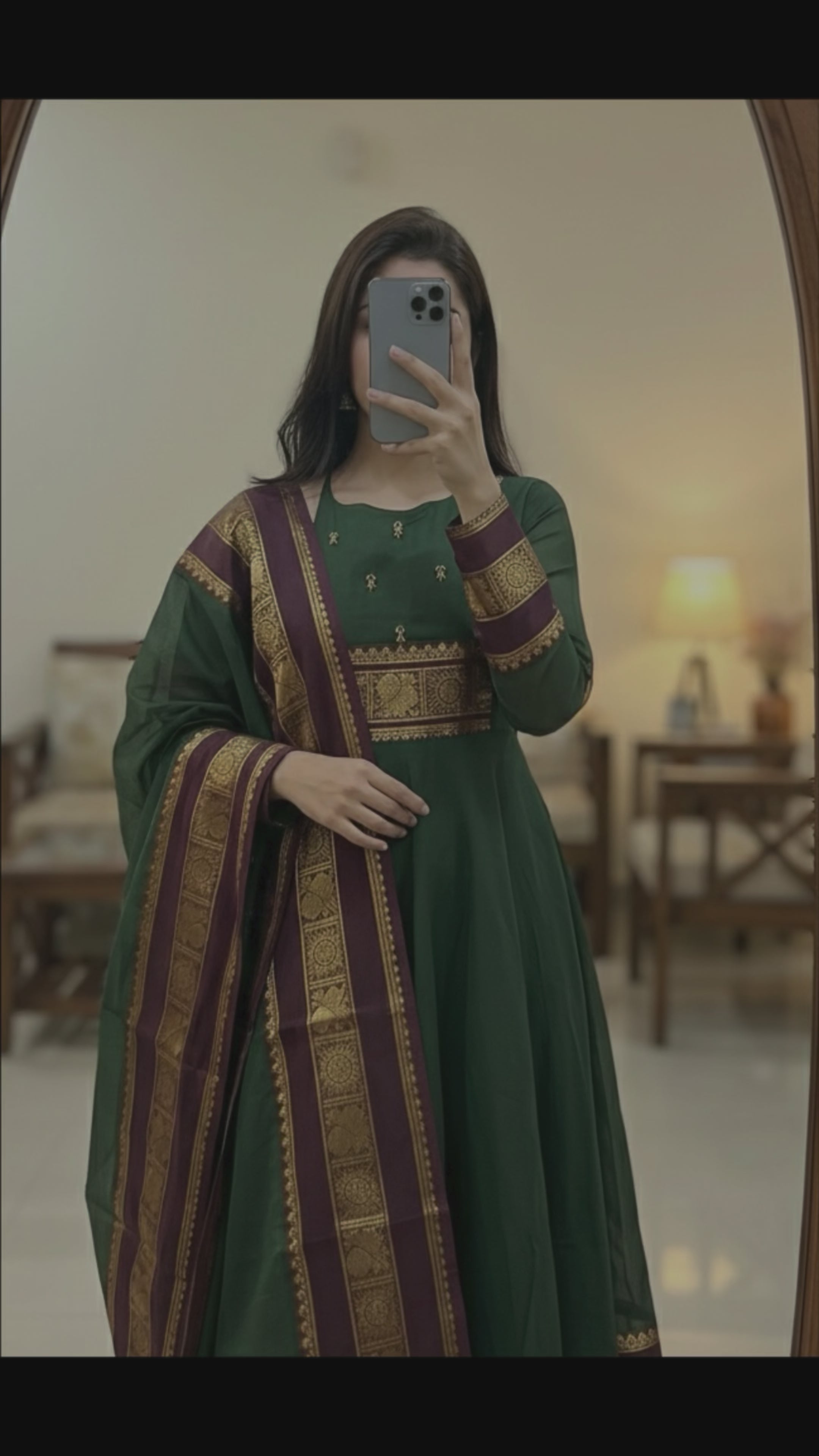 New Super Trendy Traditional Gown With Duppata