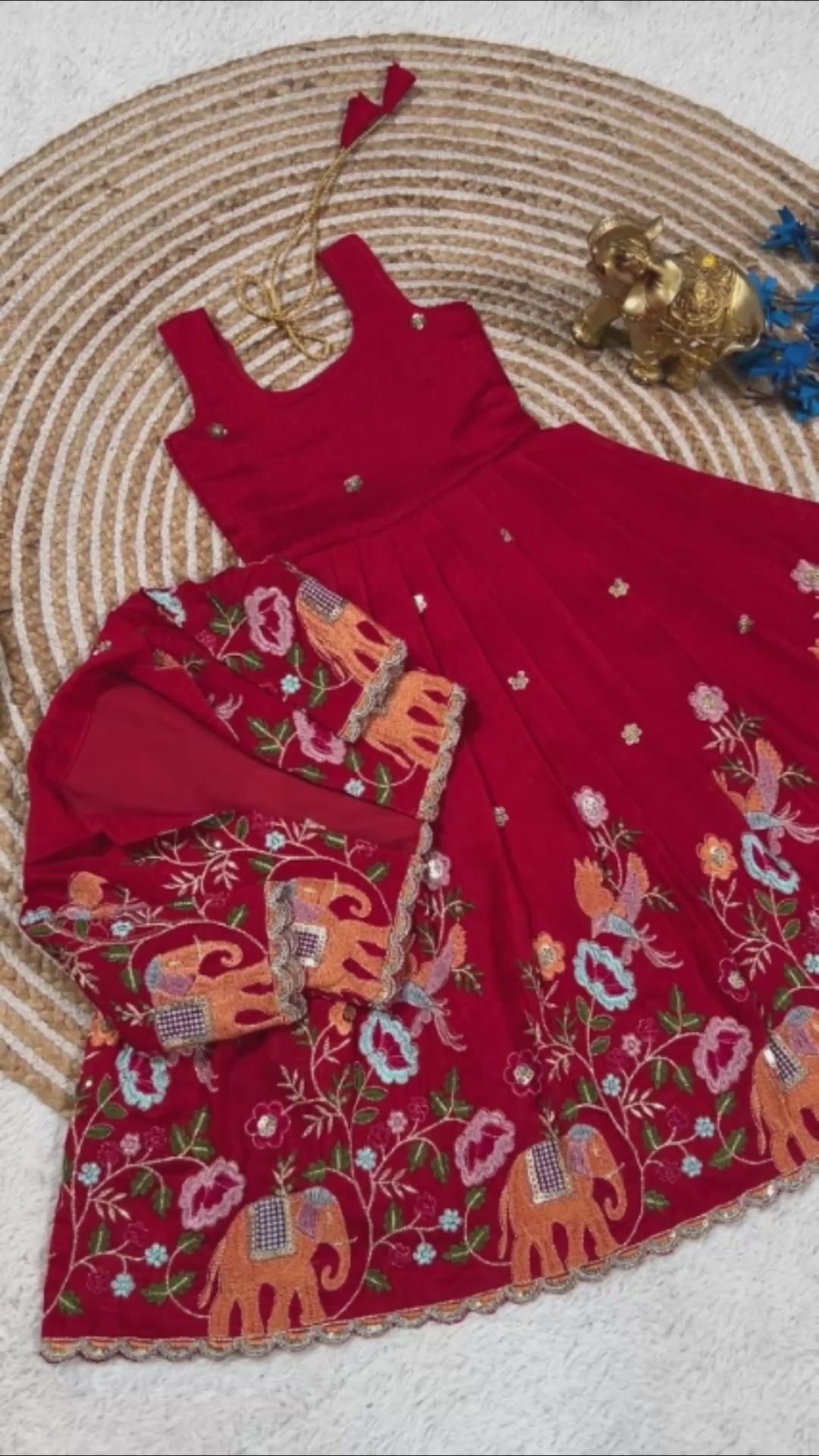 Beautifull Gown With Coat For KIDS