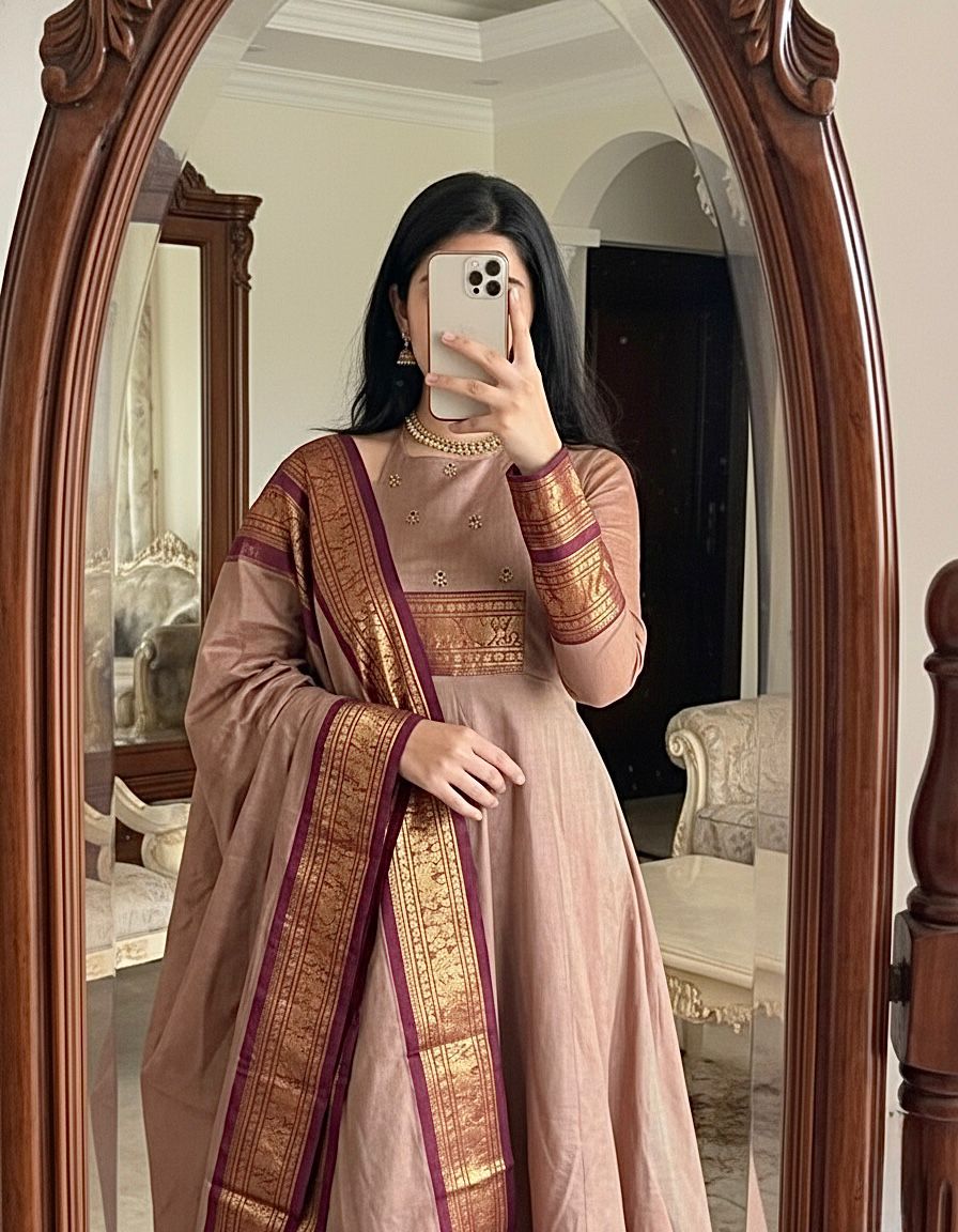 New Super Trendy Traditional Gown With Duppata