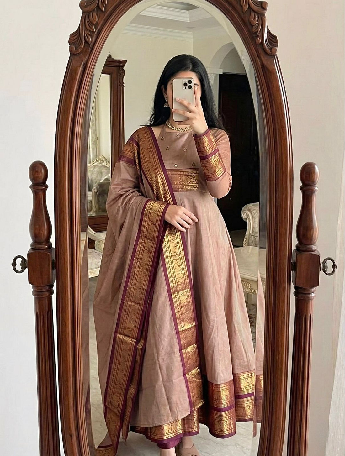 New Super Trendy Traditional Gown With Duppata