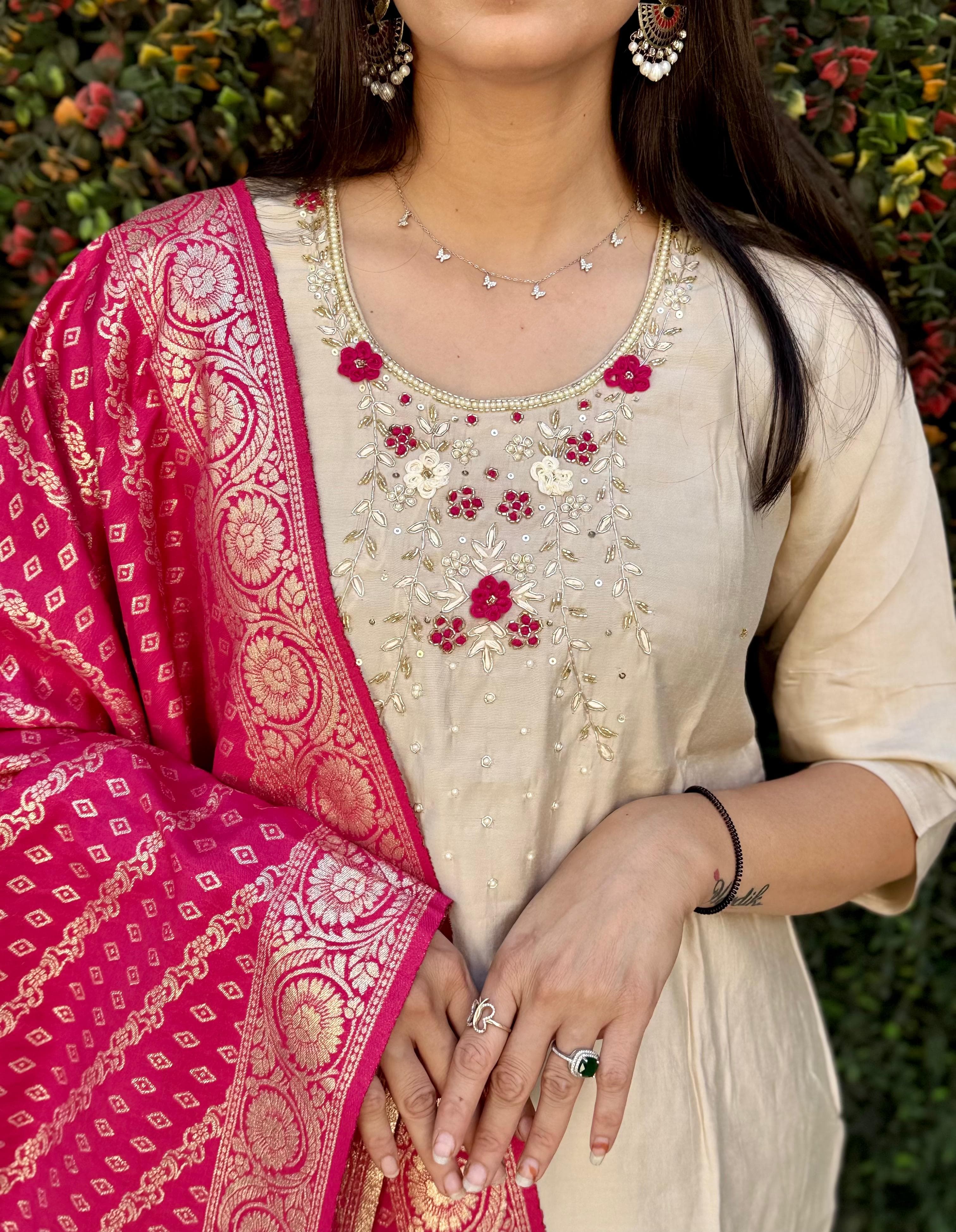Designer Kurti Pent Duppata