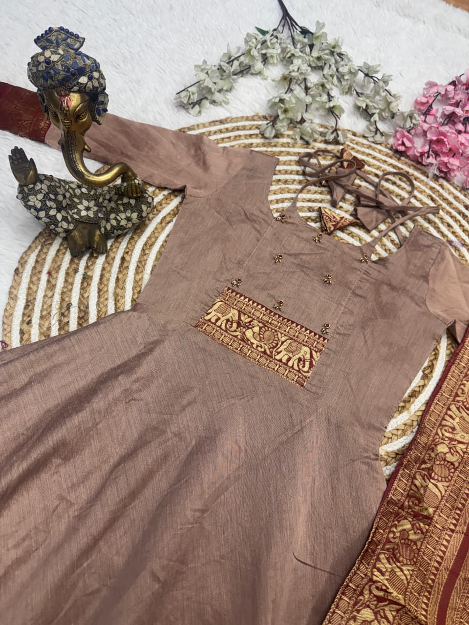 New Super Trendy Traditional Gown With Duppata