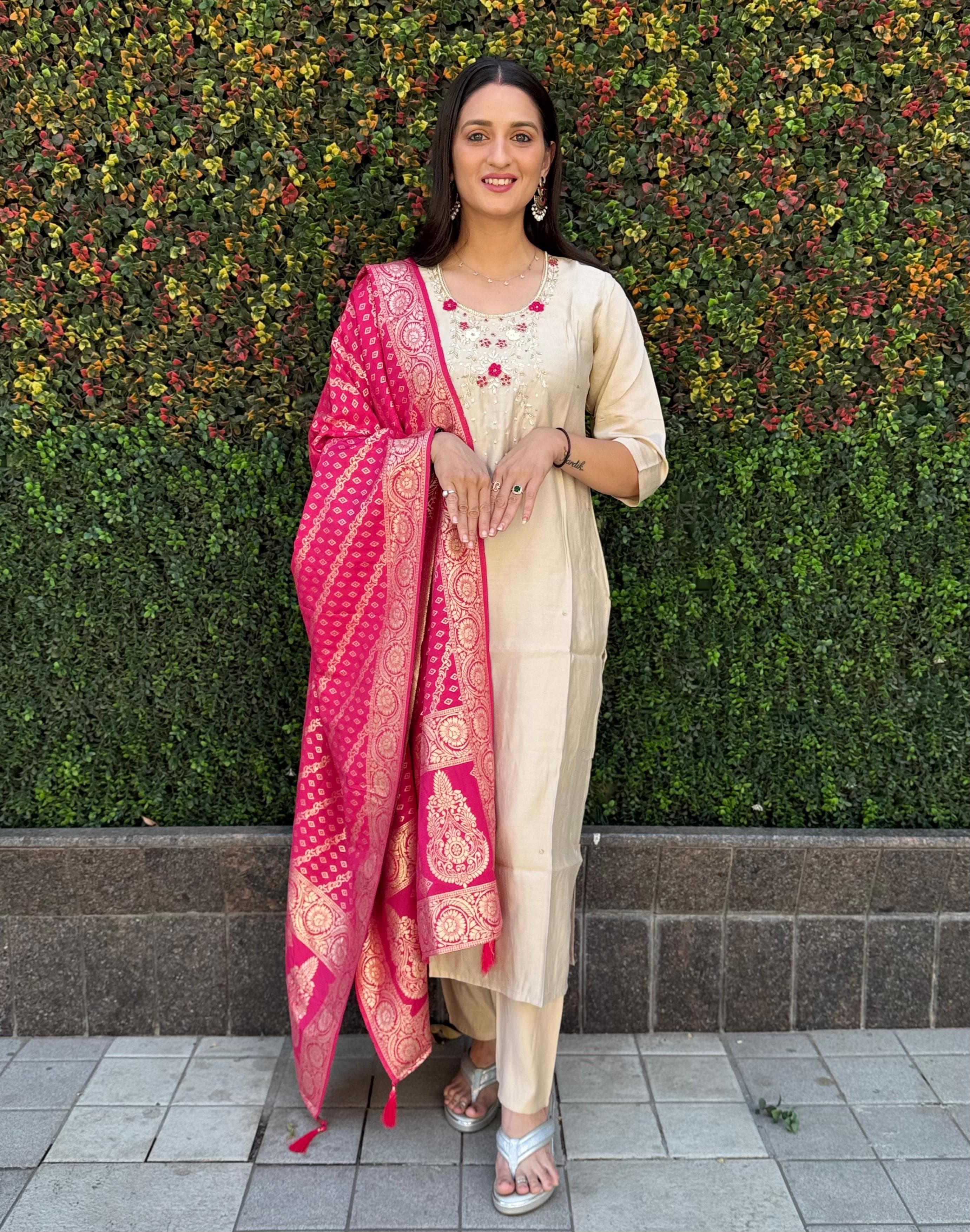 Designer Kurti Pent Duppata